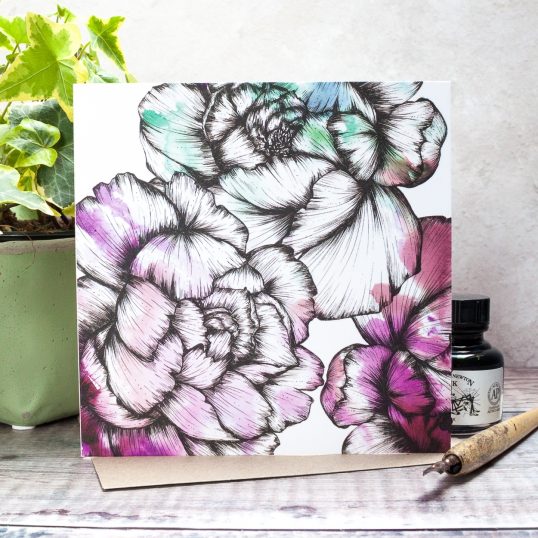 Peony Floral Gift Card
