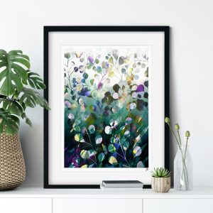 Midnight Botanica Art Print