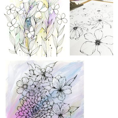 Floral Sketchbook by Jessica Wilde