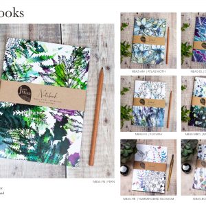 Mix 'n' Match A5 Botanical Notebook Bundle Deal  | Choose 4 Designs - Image 3